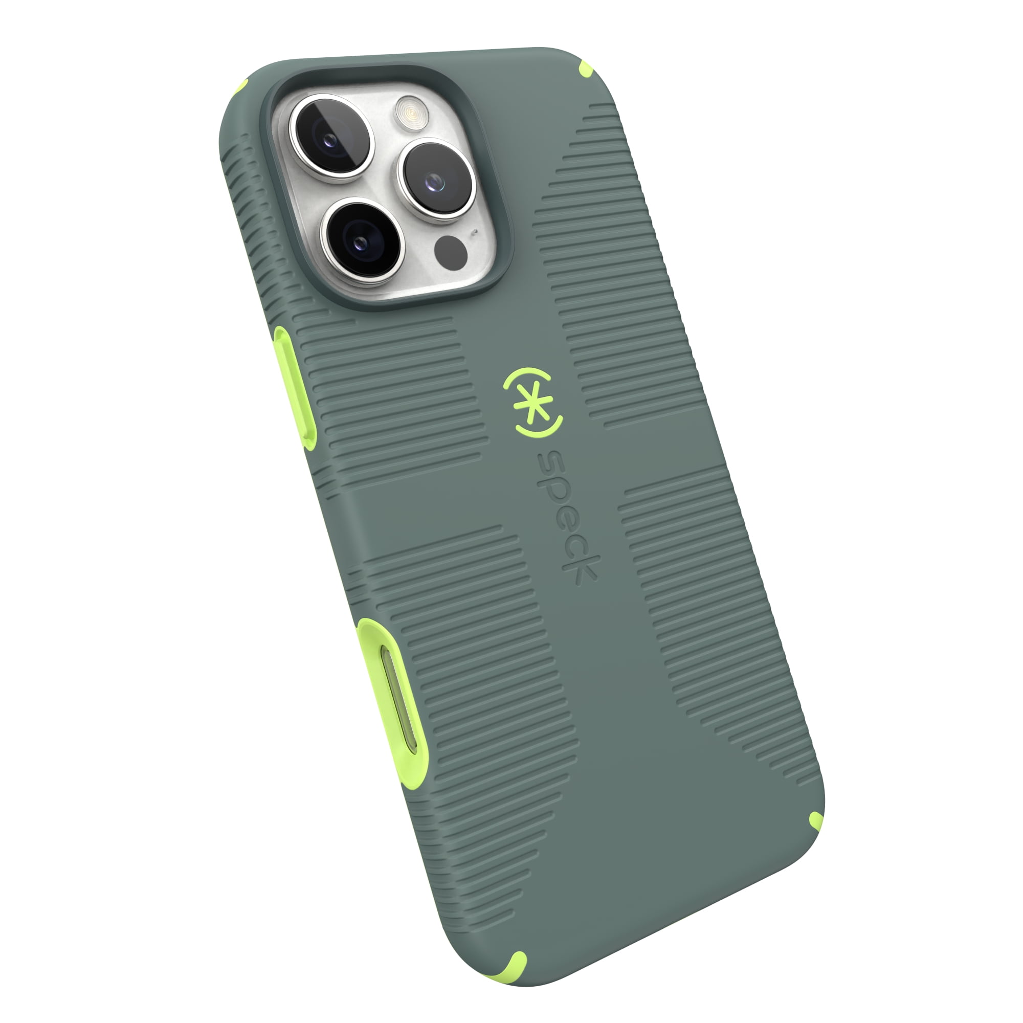 iPhone 16 Pro Max CandyShell Grip with MagSafe in Neo Drab and Glow Green