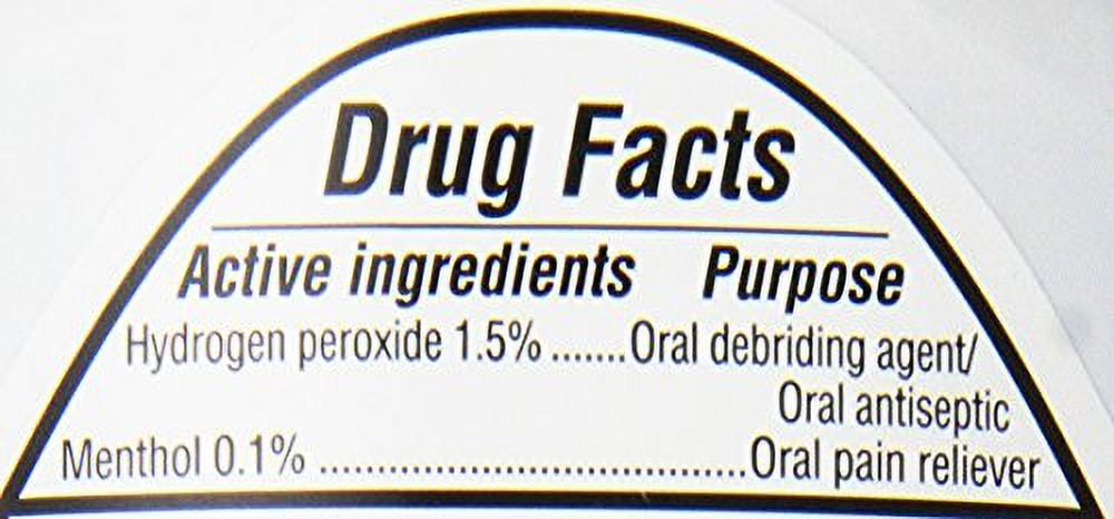 Orajel Antiseptic Mouth Sore Rinse 16 oz Pack of 4