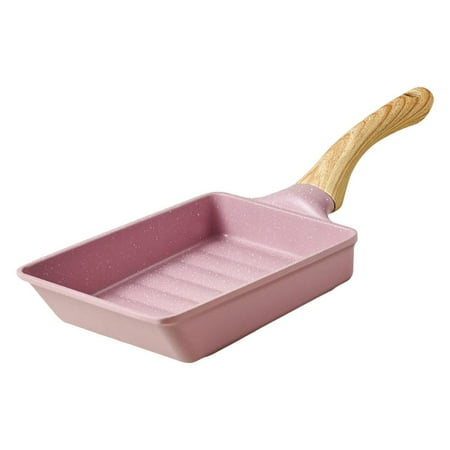 

Fried Egg Pan Japanese Omelette Stick Maker Long Handle Rectangle Frying -