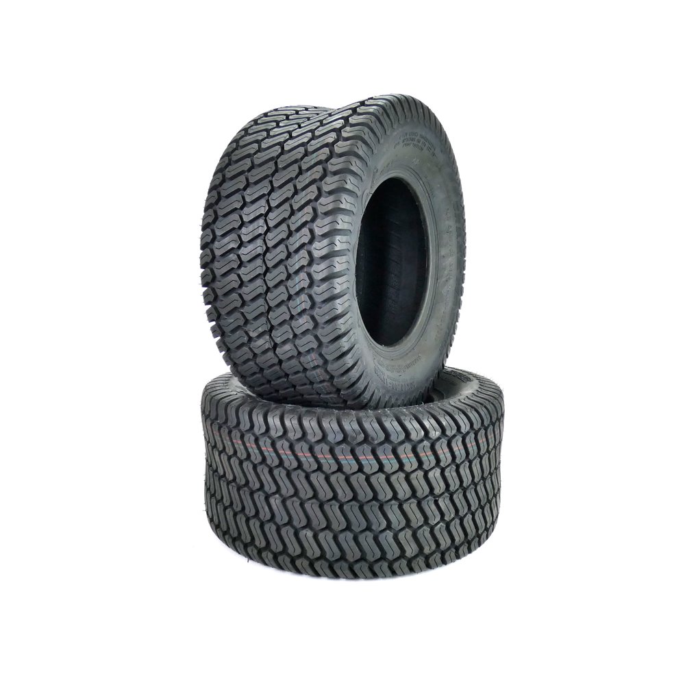 2-Pack 13x5.00-6 Smooth Tread 4-Ply Lawn Tires - For Garden Tractors & Zero-Turn Mowers