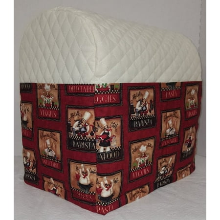 

Quilted Fat Bistro Chefs Cover Compatible with Kitchenaid Stand Mixer by Penny s Needful Things (Cream 4.5/5qt Tilt Head)