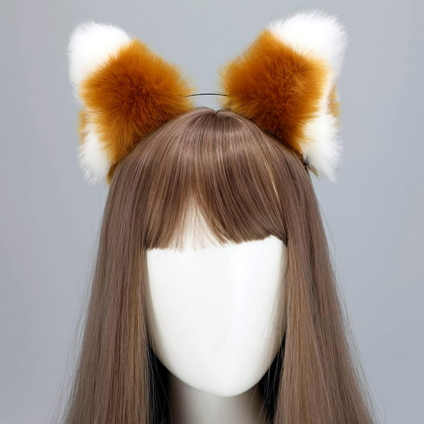 Cola De Zorro Peluda De 40 Cm Para Cosplay Y Disfraz – Piel Sintética Marrón Con Broche De Metal
