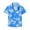 Sky Blue, variant on Summer Baby Boy Clothes Lapel Collar Printed Outfits Clothes Loose Comfortable & Soft Holiday Shirt for Toddler Kids,Light Blue,9-12 Months