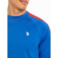 thumbnail image 3 of U.S. Polo Assn. Men's & Big Men's Striped Raglan Sleeve Sun Shirt with UPF50+, Sizes S-3XL, 3 of 6