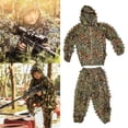thumbnail image 2 of Ghillie Suit Set Sniper Train Leaf Jungle Forest Woodland Camuflaje Niños SM SunniMix Trajes Ghillie de camuflaje, 2 of 8