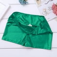 thumbnail image 3 of MSemis Kids Girls Metallic Shiny Stretch High Waisted Athletic Booty Dance Shorts Green 8, 3 of 5