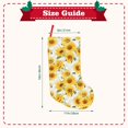 thumbnail image 3 of Lsque Artistic Marble Pattern Sunflower Pattern 18 Inch Christmas Stockings, Festive Holiday Stocking for Christmas Decorations Holiday Decor, 3 of 7