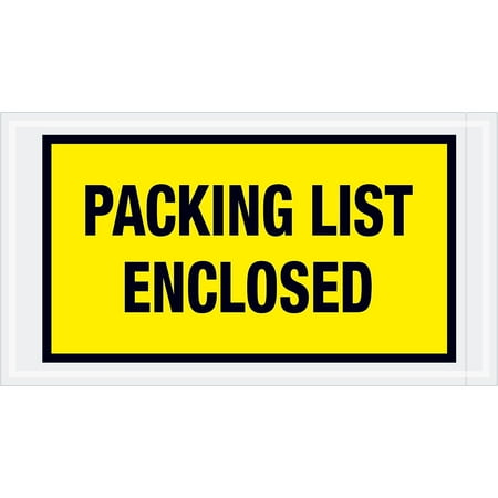 UPC: 0848109007830 | Tape Logic  Packing List Enclosed  Envelopes 5 1/2  x 10  Yellow 1000/Case PL425
