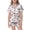 White, variant on Halloween Pajamas Kids Size 6-7 Years Childrens Nightwear Set Short Sleeve Top with Shorts Soft Loungewear Girls Pajama Set White