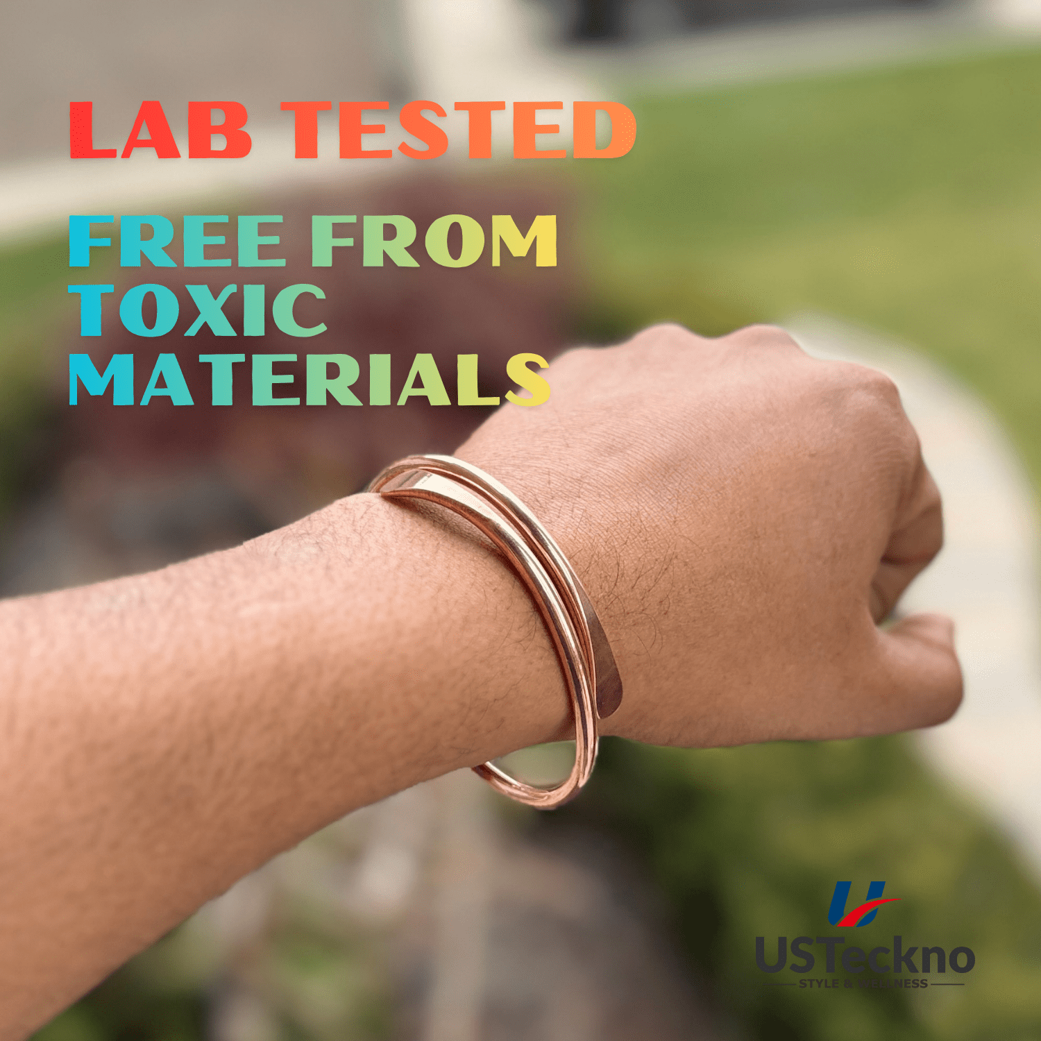 Hand Forged Unisex 100% Pure Copper Bracelet. Made with Premium Solid High Gauge Copper and Health benefits. Enhance your well-being in style!