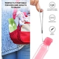 thumbnail image 6 of Milton Bulk Water Bottles Set of 4, 10 & 17 oz Leakproof Reusable Bottles, Pink/Green, 6 of 8