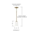thumbnail image 2 of Capital Lighting 348812MB-542 Lawson 5" Wide Mini Pendant - Black, 2 of 4