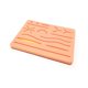 thumbnail image 1 of Modelo de Sutura de Piel y Almohadilla de Entrenamiento Sutura TraumáTica Almohadilla de Sutura de Silicona para Heridas Alfombrilla de PráCtica de Sutura de Silicona Reutilizable, 1 of 5