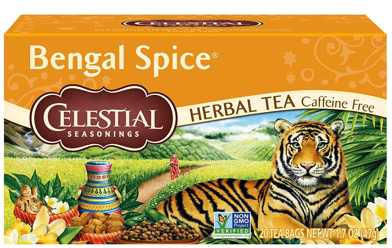 Celestial Seasonings Herbal Tea, Bengal Spice, 20 Count (Pack of 6