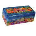thumbnail image 1 of Jerusalem Designed Hand Painted Shabbat Travel Candlesticks in Box by Yair Emanuel, 1 of 2
