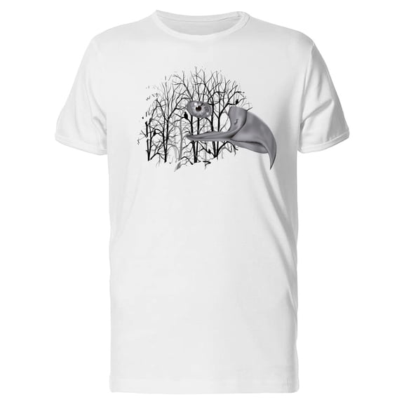 Eagle Face And Forest Trees Tee Men's -Image by Shutterstock