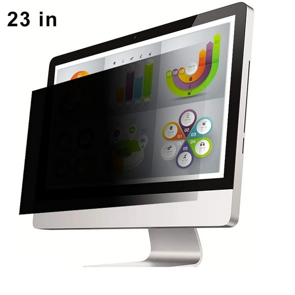 Anti-Glare Computer Privacy Screen Filter 22 /23 /24 Inches(Three Different Sizes) Blocks 96% UV 16:9 Aspect Ratio, Protect Your Eye and Screen 23 in