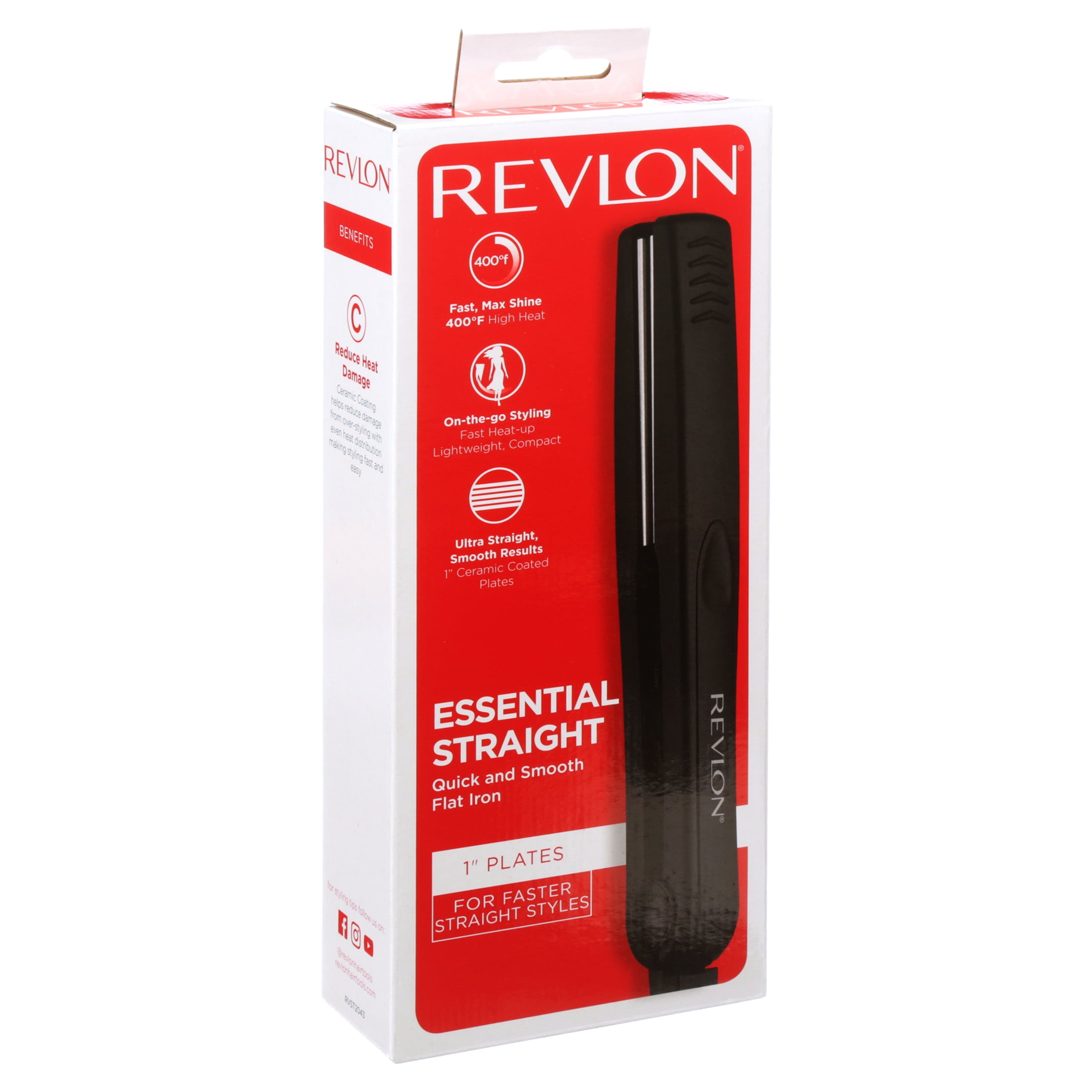 revlon 1 inch ceramic straightener