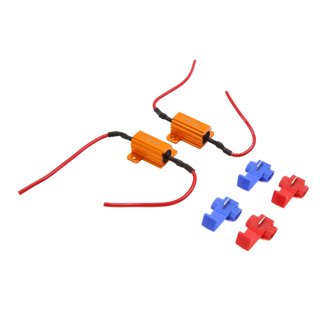 Ameribox 50W 6 Ohm Load Resistor – LED Decoder To Fix Hyper Flash For Turn Signals (2-30 Pcs)