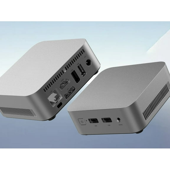 Mini PC 16GB DDR4 512G SSD Twin Lake N150 Windows 11, 4K Dual display HDMI DP 2xUSB 3.2 2xUSB 2.0 WiFi,BT, Small PC Desktop for Business Home Office(Gray)