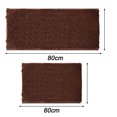 thumbnail image 3 of Badrumsmatteset 2 Delar Tjock Chenille Badmatta, Mjuk Snabbtorkande Badmattor Plysch Absorberande Badrumsmattor Med Halksäker PVC-Baksida, Matta för, 3 of 4
