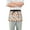 Colorful Skulls and Flower, variant on Red White Blue Stars Server Apron with 3 Pockets Waterproof Waitress Waist Short Apron for Man Woman 12 Inches