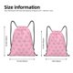 thumbnail image 2 of Fotbe Pink Bows Bolsa Mochila con Cordón Estampada, Bolsa de Gimnasio Deportiva, Bolsa Cinch, Bolsa con Cordón para Hombres y Mujeres-Small, 2 of 6