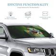 thumbnail image 3 of Fuzoiu Red-Eyed Tree Frog Print Car Windshield Sunshade,Foldable Reflective Sun Visor,Windshield Sun Shade,UV Rays Sun Visor Shade,Auto Front Sun Shield Shade-Small, 3 of 8