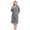 Grey, variant on Women's Towel Robe, Soft Absorbent Kimono Bathrobe, Quick Dry – S/M, Light Pink