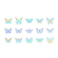 thumbnail image 1 of 45pcs Holographic Stickers - Vintage Butterflies, Magic Transparent Designs for Scrapbooking, Bullet Journals, Planners, Phone Cases & More!, 1 of 5