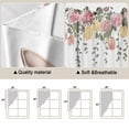 thumbnail image 5 of Easter Rabbits Swag Valances for Windows, Kitchen Window Curtains Over Sink, Watercolor Floral Cute Bunny Plants Spring Window Treatment Curtains for Living Room/Bedroom Curtains 2 Panel Sets 36"x45", 5 of 8