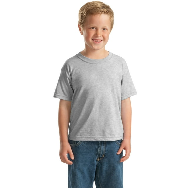 Gildan T-Shirt à Manches Courtes pour Garçons 50 Coton/50 Polyester. 8000B