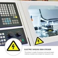 thumbnail image 3 of 20 hojas de pegatinas de precaución contra descargas eléctricas. Calcomanías de advertencia de descargas eléctricas para equipos., 3 of 7