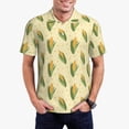 thumbnail image 1 of Balery Yellow Corn Camisa Polo de Hombre con Estampado, de Manga Corta y Tejido Medio, Camisa Tipo Golf Polo-4X-Large, 1 of 6