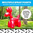 thumbnail image 3 of BigMouth Inc. Giant Inflatable Balloon Dog Sprinkler, Fun Summer Backyard Water Game & Splash Toy for Kids, 6 Feet Tall, 3 of 5