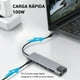 thumbnail image 4 of Adaptador Hub USB Tipo C Multipuertos 8 en 1 Aluminio a 4K HDMI 30Hz USB Tipo C, USB 3.0 y USB 2.0, Lector Tarjeta SD TF Ethernet PD Carga Compatible con PC Laptop Mac Windows, 4 of 7