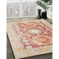thumbnail image 2 of Ahgly Company Indoor Rectangle Traditional Sunrise Orange Persian Area Rugs, 8' x 10', 2 of 6