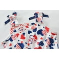 thumbnail image 4 of DDSOL Toddler Girls Independence Day Dresses Sleeveless One-Piece White 4T, 4 of 6
