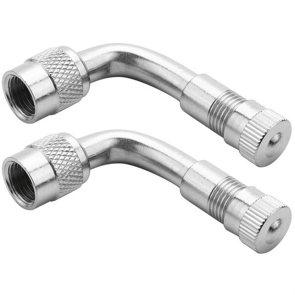 2X 90 Degree Angle Car Bike Tyre Valve Tube Extension Adapter