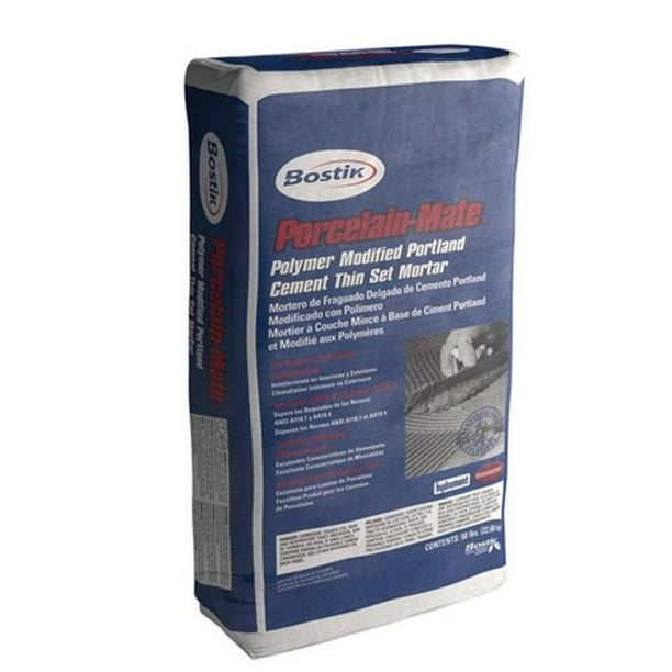 Bostik 160217 Tile Mate Premium Thin Set Mortar, Gray Bostik 160217 Tile Mate Premium Thin Set Mortar, Gray