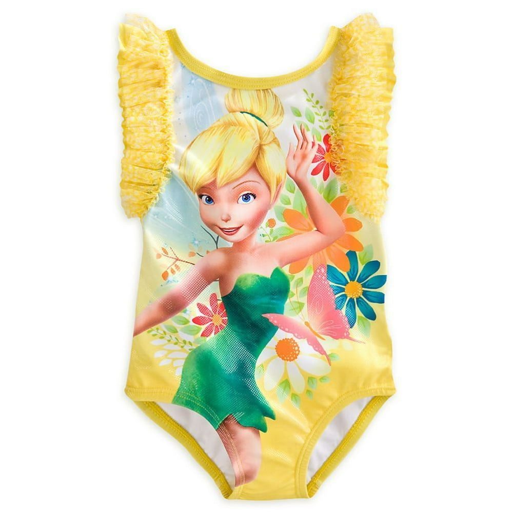 Disney Disney Store Princess Tinker Bell One Piece Swimsuit Bathing