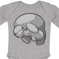 thumbnail image 4 of Inktastic Cute Manatee Family Boys or Girls Long Sleeve Baby Bodysuit, 4 of 5