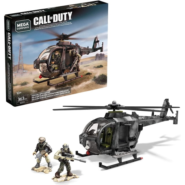 Set de Construcción Helicóptero de Operaciones Especiales Mega Construx Call of Duty GCP11 con 363 piezas Mega Construx GCP11