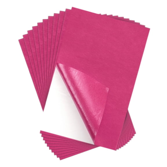 Uxcell Adhesive Felt Fabric Felt Sheets 30cmx20cm Peel and Stick Purple pink for DIY 10 Pcs