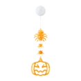 thumbnail image 1 of Luz de Halloween con 2 modos de iluminación, fácil instalación para decoración del hogar con succión Naranja, 1 of 9