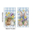 thumbnail image 3 of Kitchen Towels Set Of 2 Easter Themed 23.6X15.7 Inch Absorbent Dish Cloth Soft Tea Towels For Cooking Baking Cleaning Spring Home Decor, 3 of 6