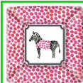 thumbnail image 2 of Zebra Pink Heavy Duty Disposable Paper Plates for Desserts and Appetizers, 7-Inch Square, 8-Count Pack, Perfect for Parties and Gatherings, Durable and Stylish, 2 of 2