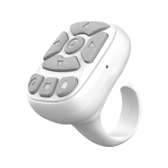 Bearachild El controlador Bluetooth para gusto remoto y ajuste de volumen en el teléfono puede operar cualquier teléfono Electrónica blanco