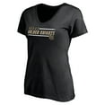 thumbnail image 2 of Women's Black Vegas Golden Knights Mascot In Bounds V-Neck T-Shirt, 2 of 3
