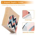 thumbnail image 5 of Yayeee Napkin Holder for Table Kitchen Paper Tissue Organization, Pink Geometric, 5 of 8